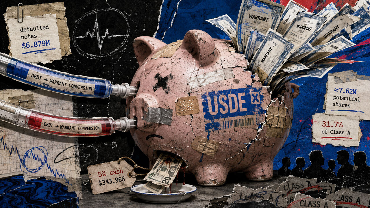 StablecoinX Pushes $6.9M of Defaulted SPAC Debt Into Future Equity Instead of Cash