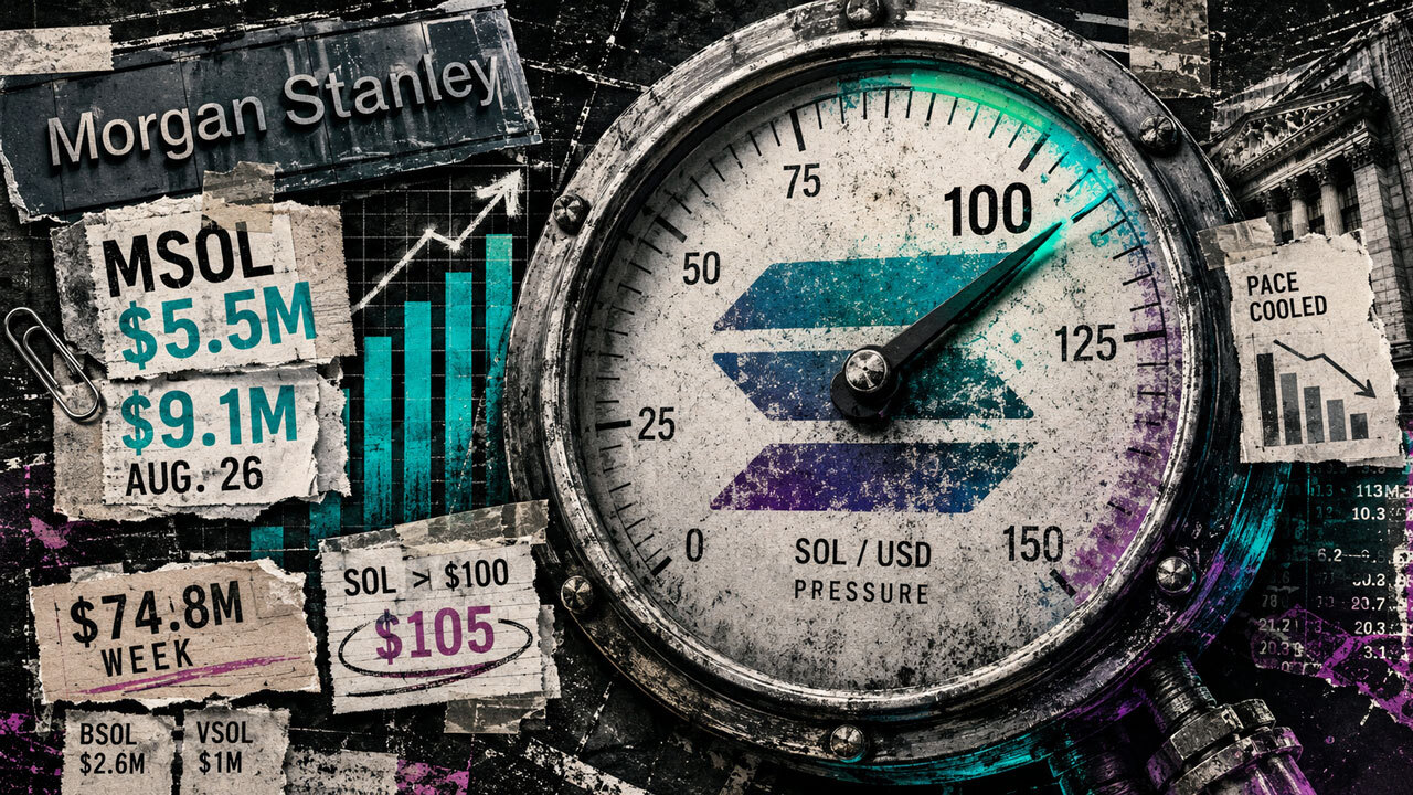 Morgan Stanley's Fund Led Solana ETF Inflows as SOL Passed $100