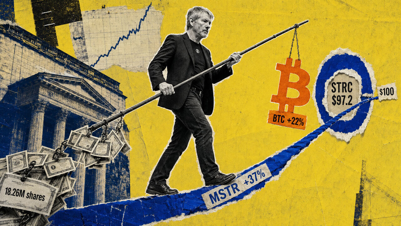 An illustration representing corporate Bitcoin treasury strategy