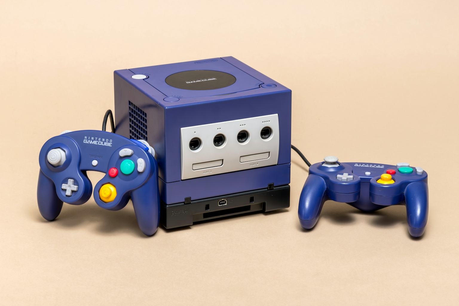 A Nintendo GameCube console from 2001