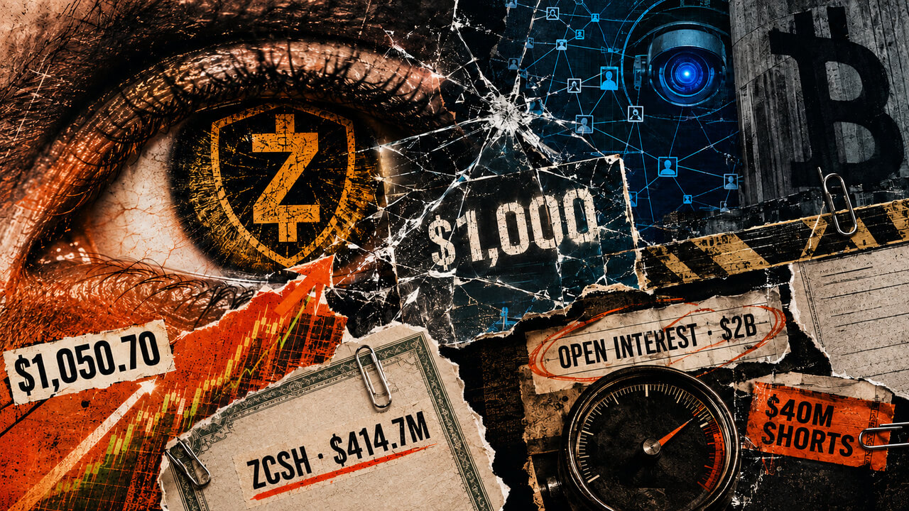 Zcash Tops $1,000 as Grayscale's ZCSH ETF Passes $400m in Assets